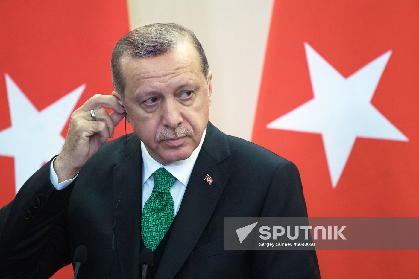 President Vladimir Putin meets with President of Turkey Recep Tayyip Erdogan