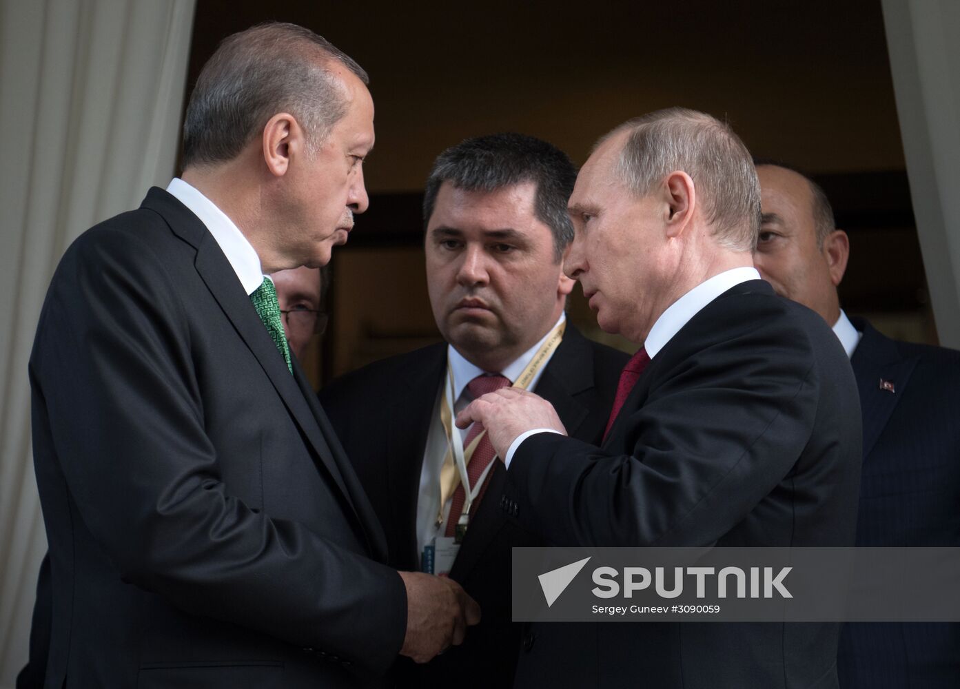 President Vladimir Putin meets with President of Turkey Recep Tayyip Erdogan