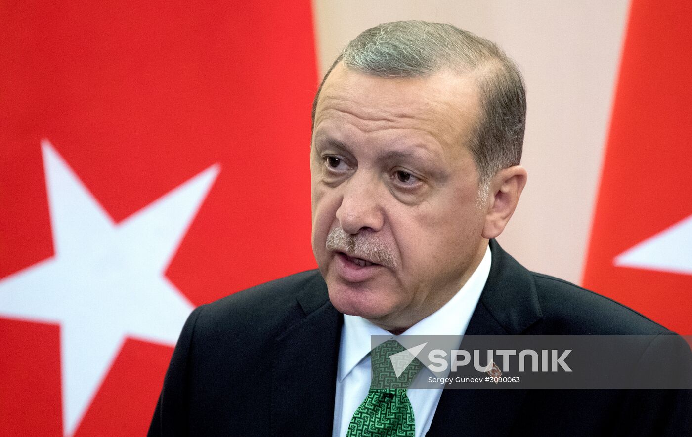 President Vladimir Putin meets with President of Turkey Recep Tayyip Erdogan