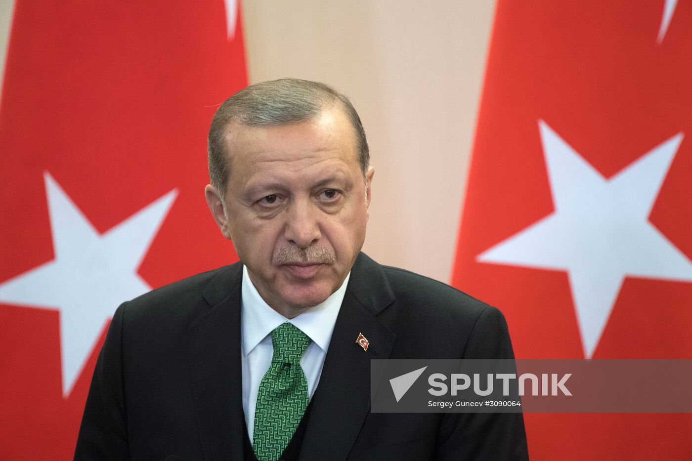 President Vladimir Putin meets with President of Turkey Recep Tayyip Erdogan