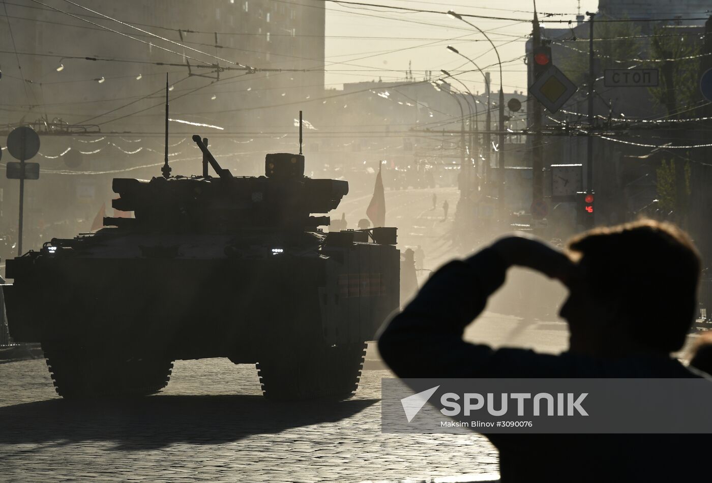 Victory Day parade rehearsal