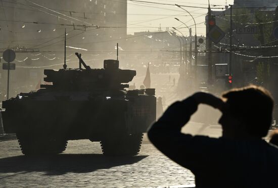 Victory Day parade rehearsal