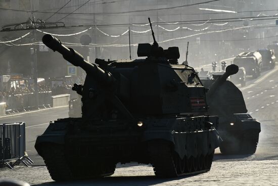 Victory Day parade rehearsal