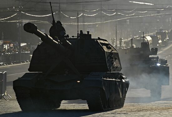 Victory Day parade rehearsal