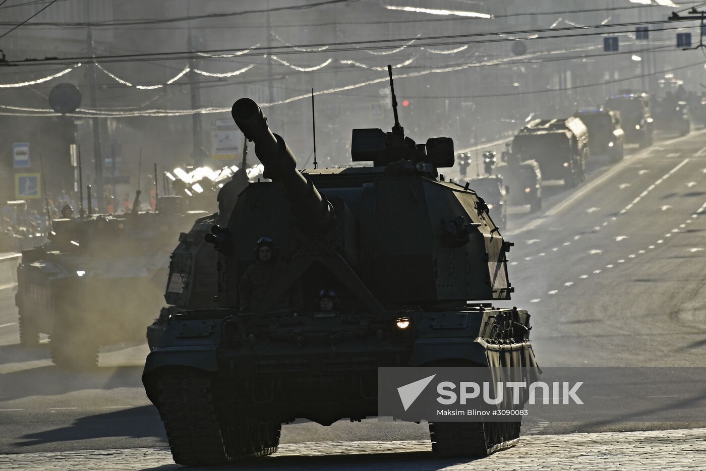 Victory Day parade rehearsal