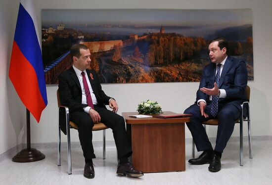 Prime Minister Dmitry Medvedev visits Smolensk