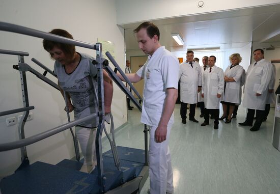 Prime Minister Dmitry Medvedev visits Smolensk