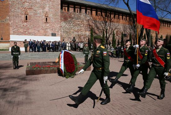 Prime Minister Dmitry Medvedev visits Smolensk