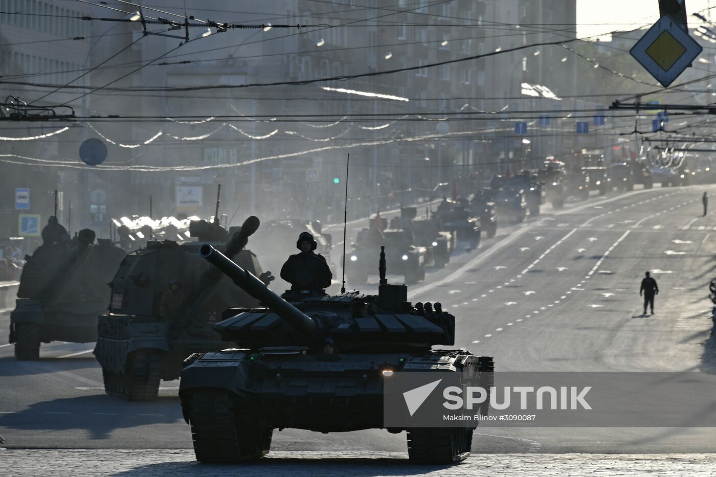 Victory Day parade rehearsal