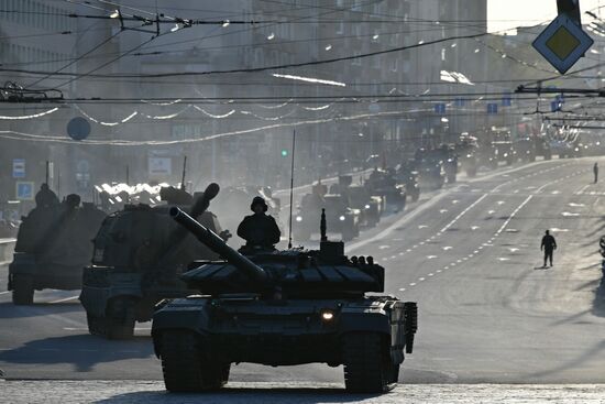 Victory Day parade rehearsal