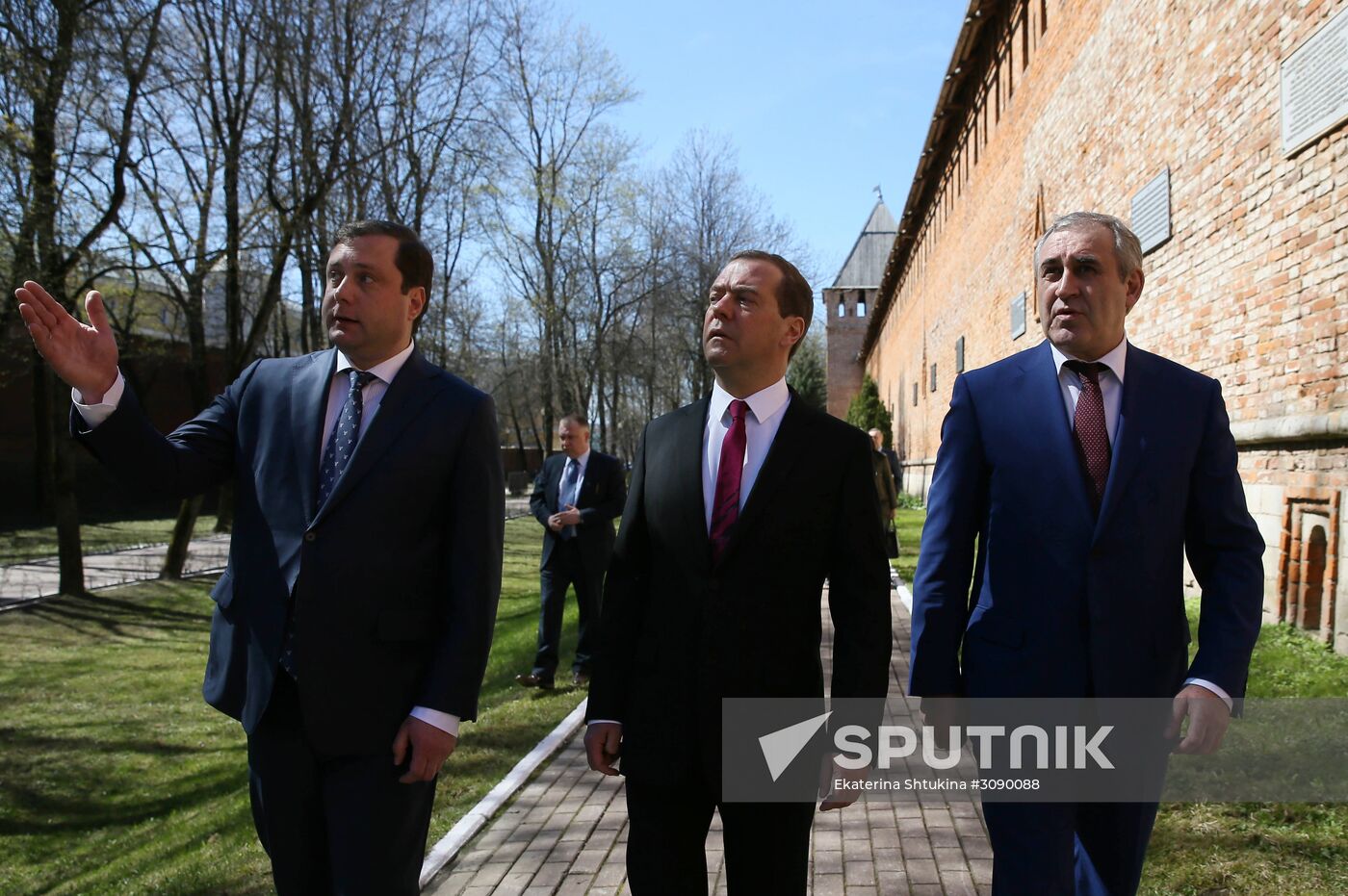 Prime Minister Dmitry Medvedev visits Smolensk