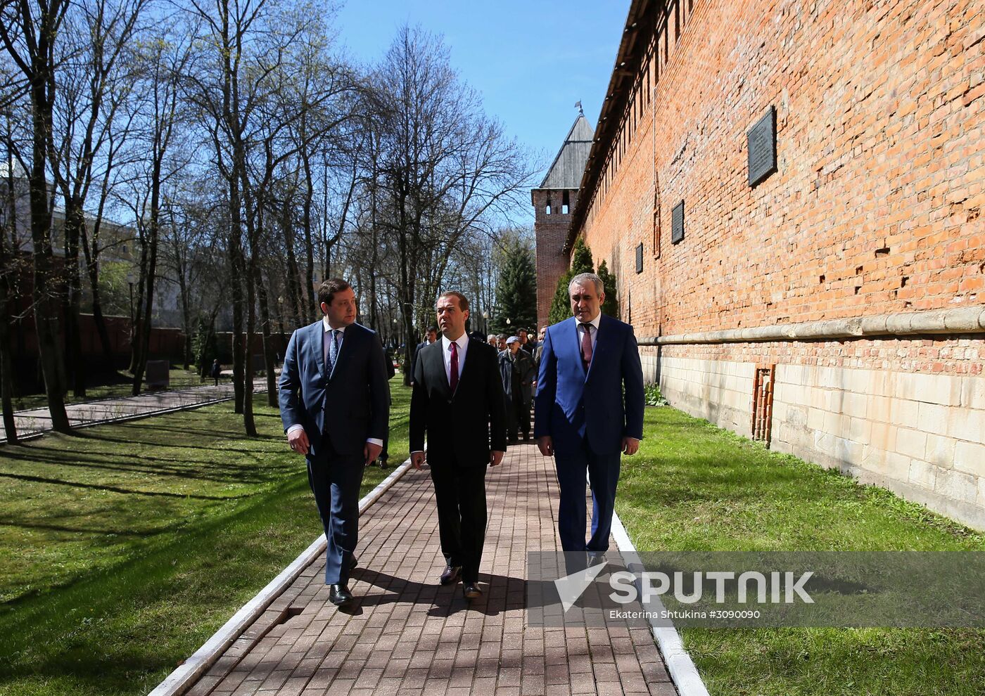 Prime Minister Dmitry Medvedev visits Smolensk