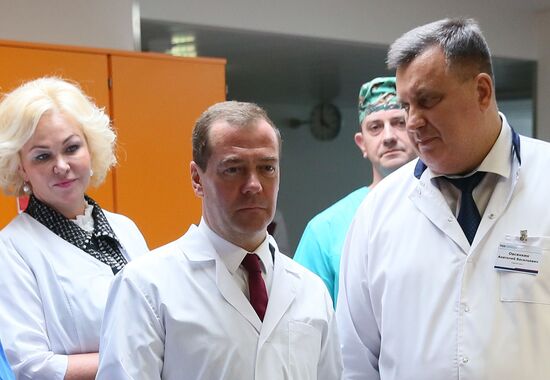 Prime Minister Dmitry Medvedev visits Smolensk