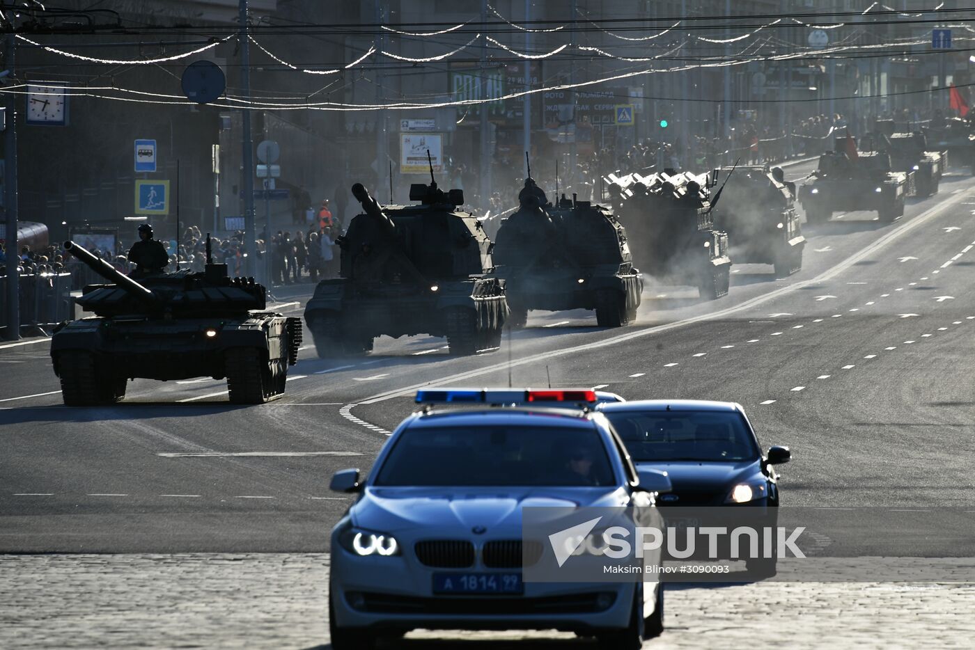 Victory Day parade rehearsal