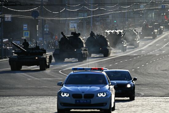 Victory Day parade rehearsal