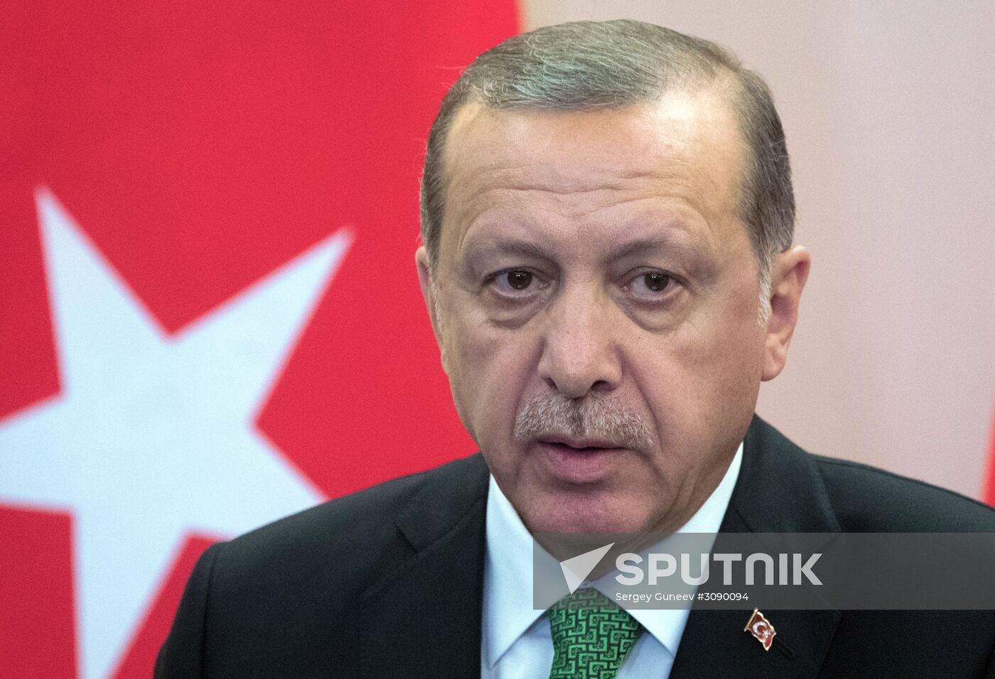 President Vladimir Putin meets with President of Turkey Recep Tayyip Erdogan