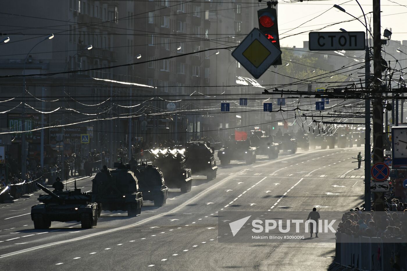 Victory Day parade rehearsal
