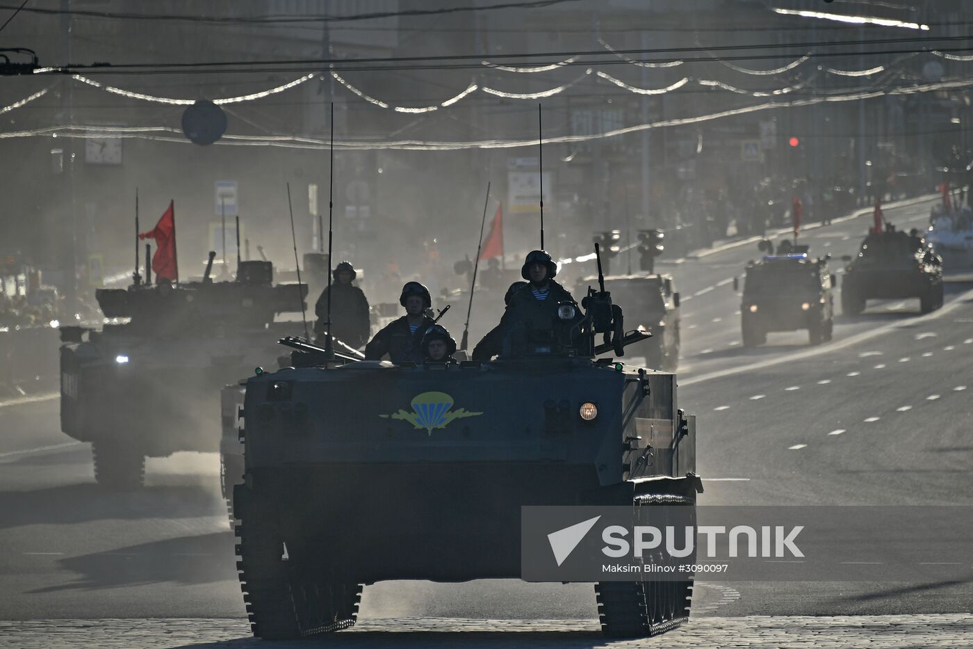 Victory Day parade rehearsal