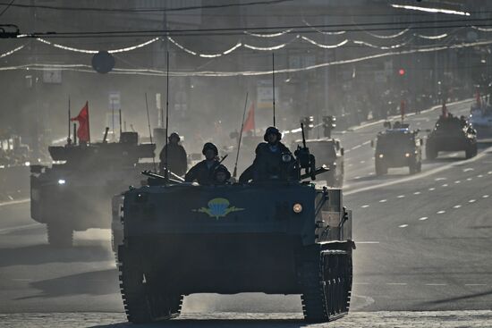 Victory Day parade rehearsal