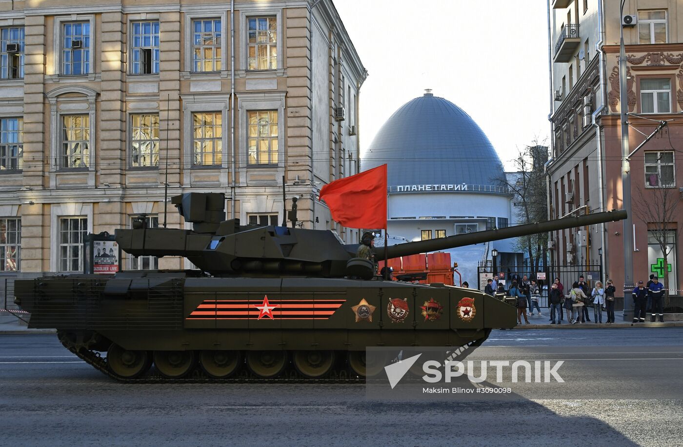 Victory Day parade rehearsal
