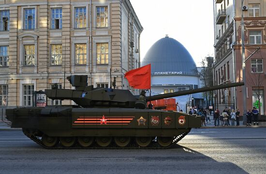Victory Day parade rehearsal