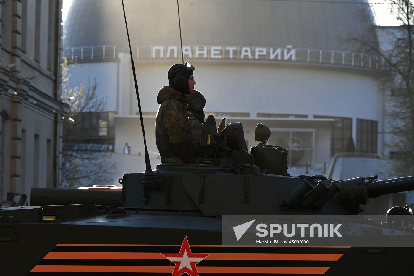 Victory Day parade rehearsal