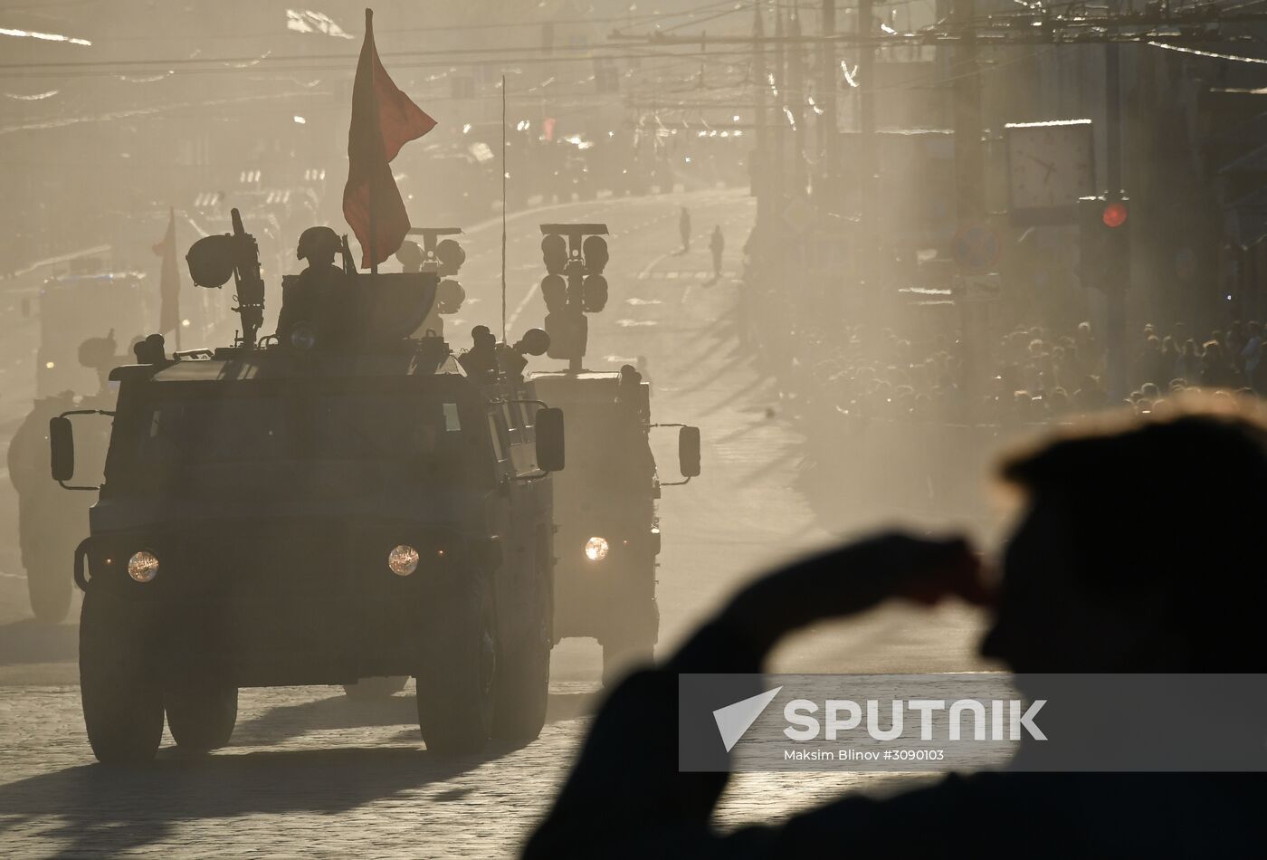 Victory Day parade rehearsal