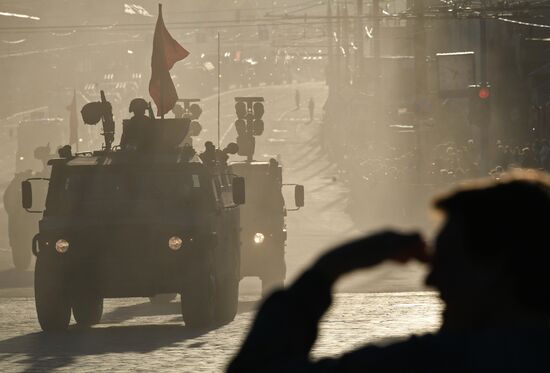 Victory Day parade rehearsal