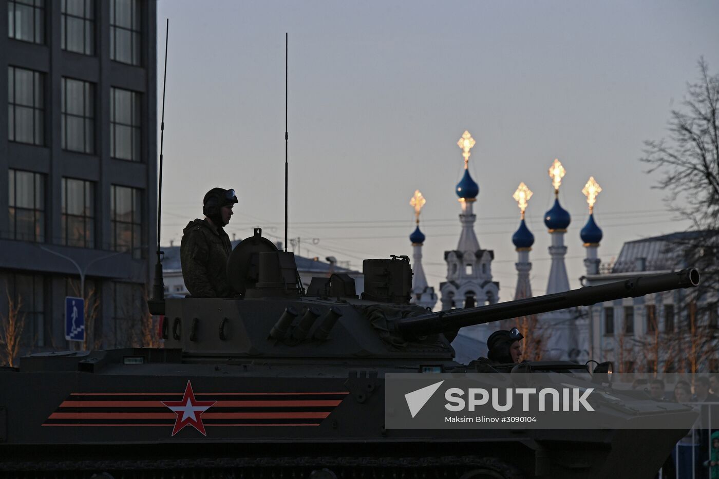 Victory Day parade rehearsal