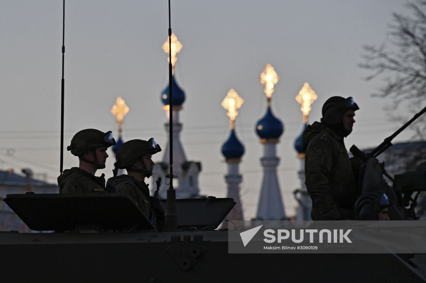 Victory Day parade rehearsal