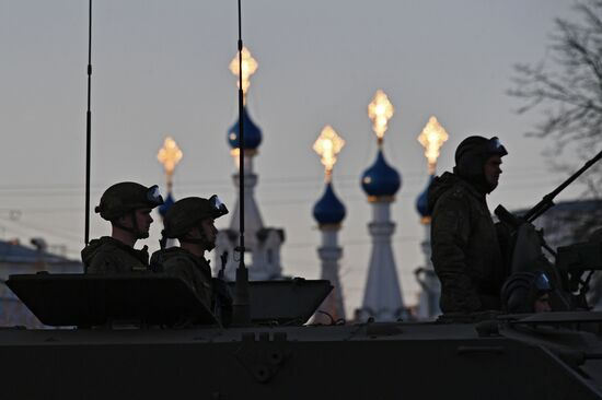 Victory Day parade rehearsal