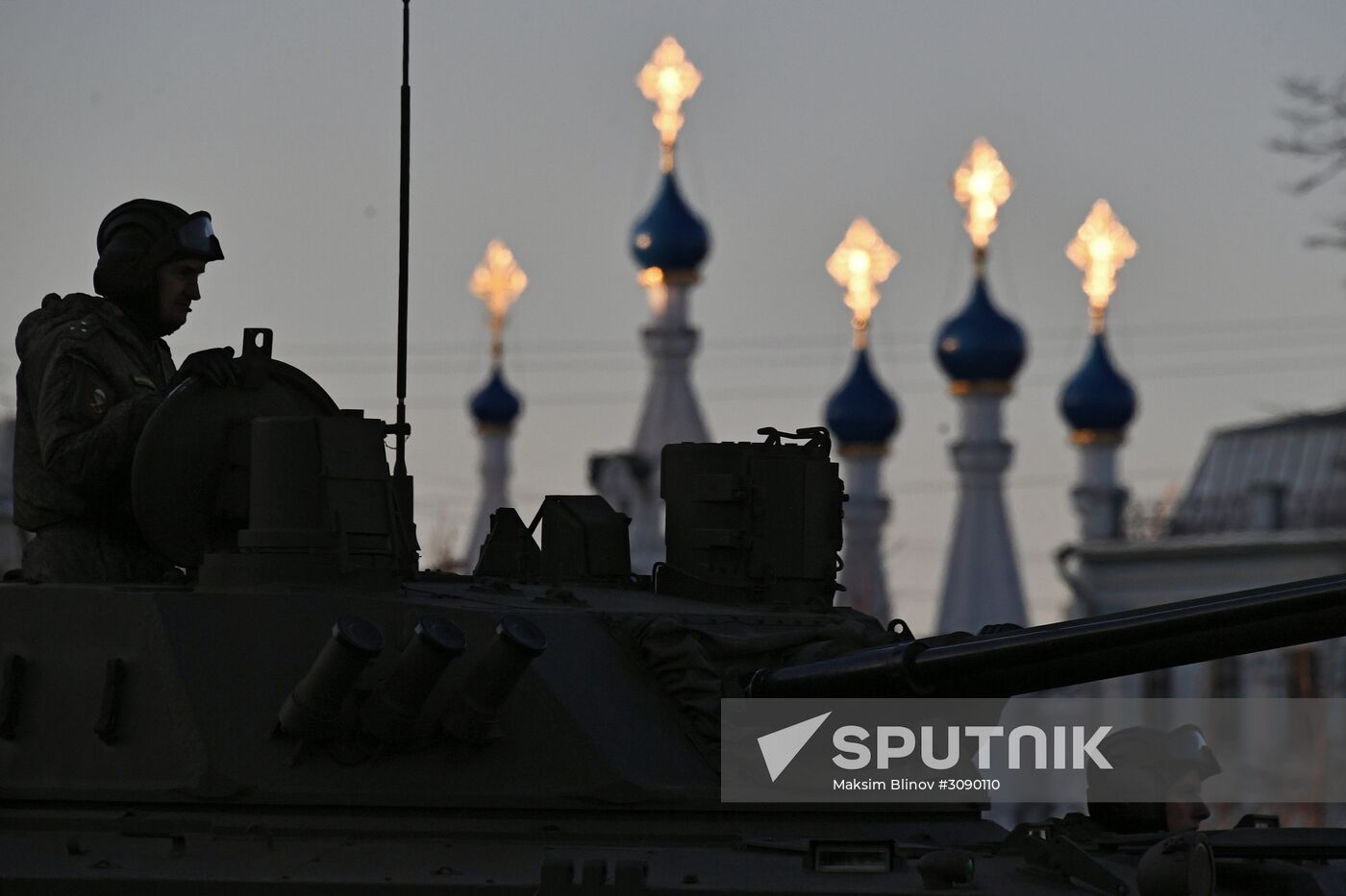Victory Day parade rehearsal