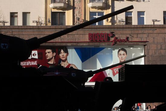 Victory Day parade rehearsal