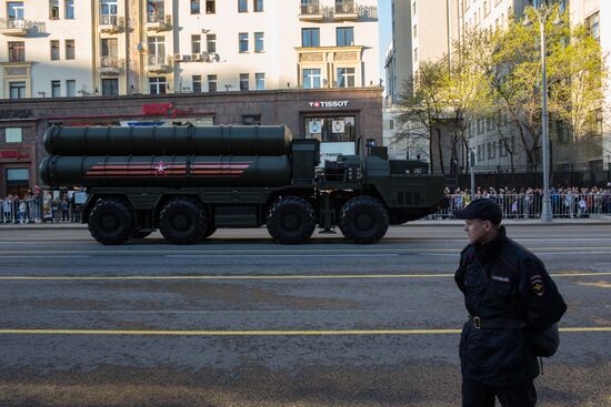 Victory Day parade rehearsal