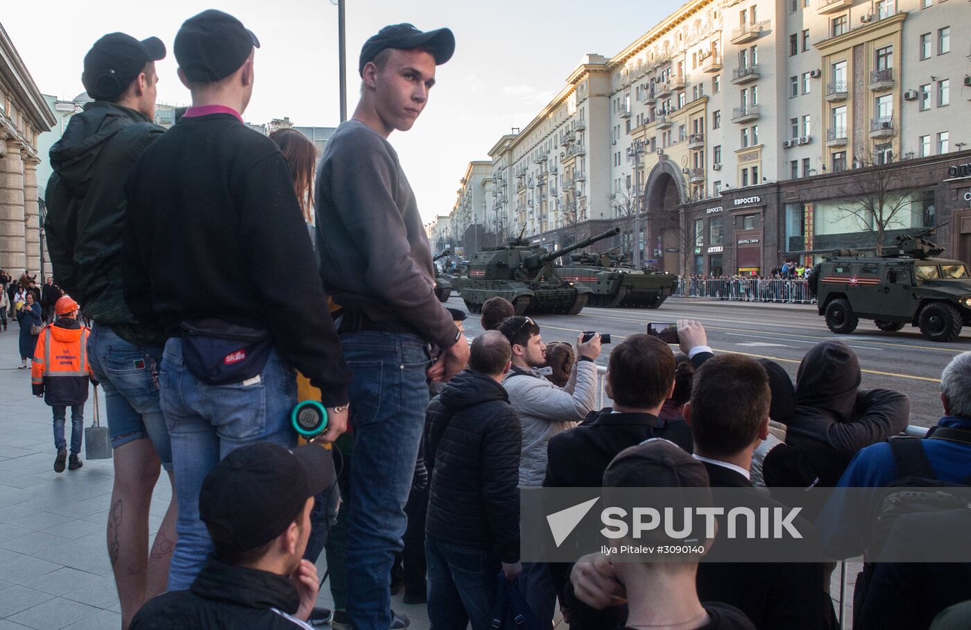 Victory Day parade rehearsal