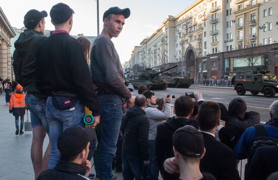 Victory Day parade rehearsal