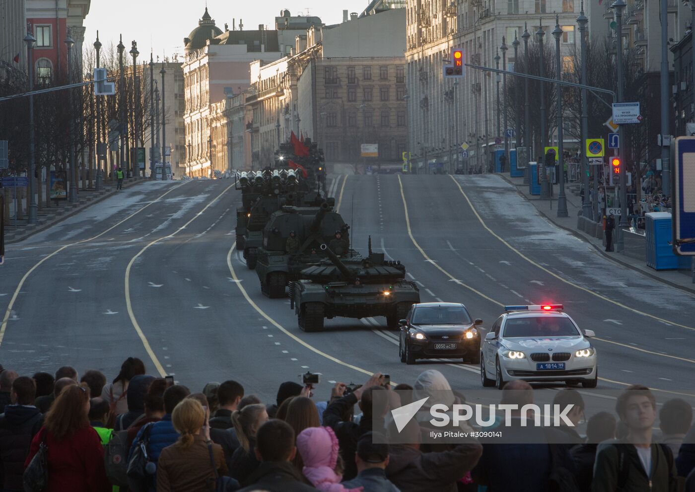 Victory Day parade rehearsal