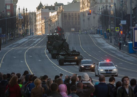 Victory Day parade rehearsal
