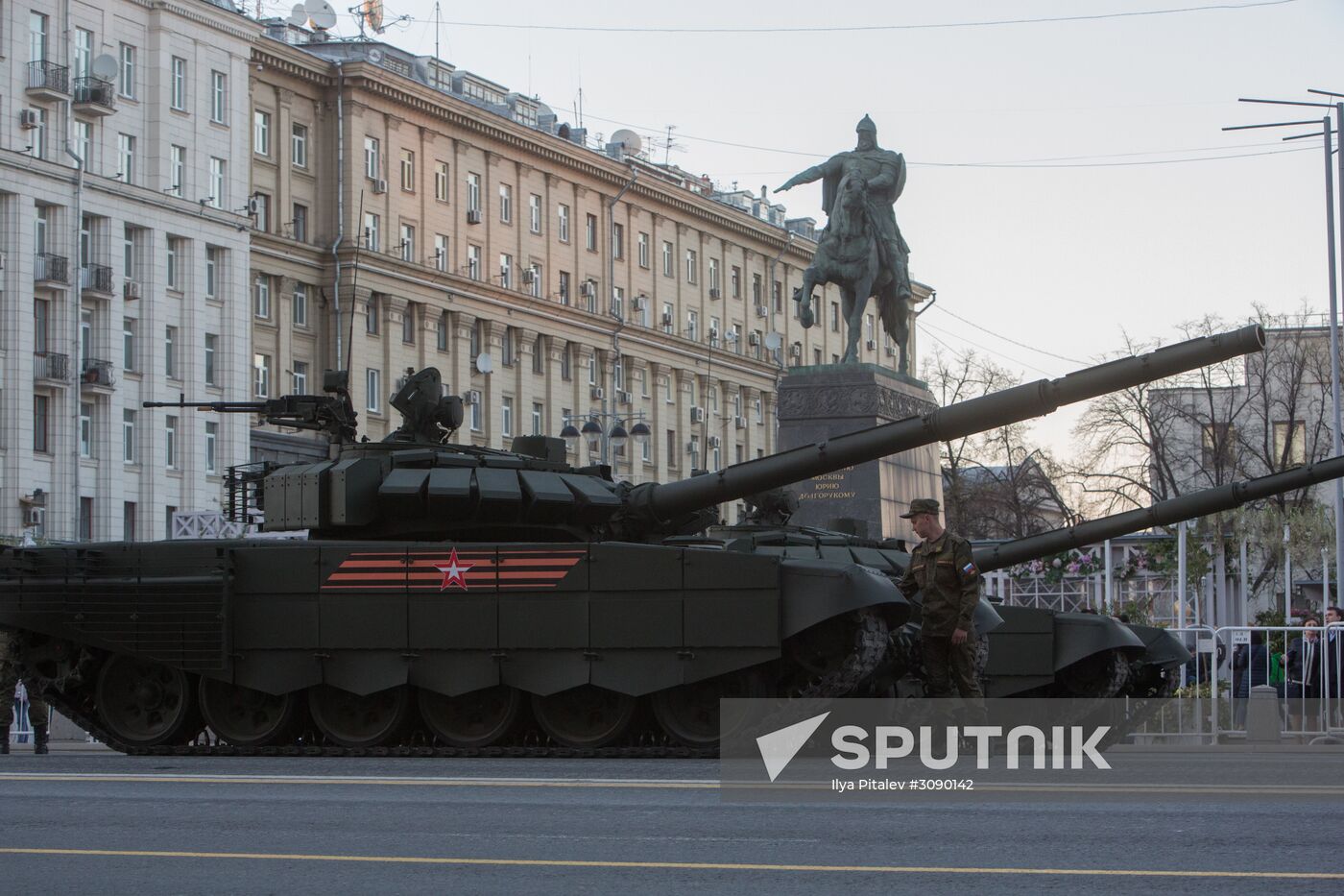 Victory Day parade rehearsal