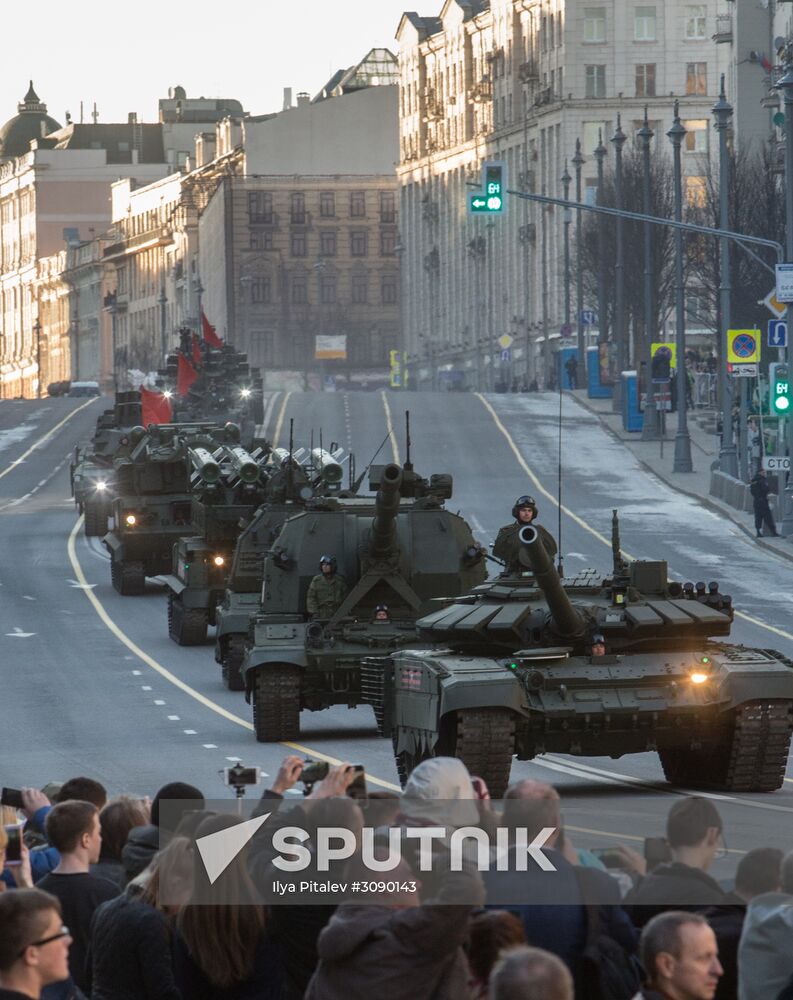 Victory Day parade rehearsal