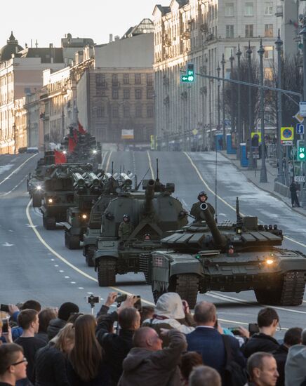 Victory Day parade rehearsal