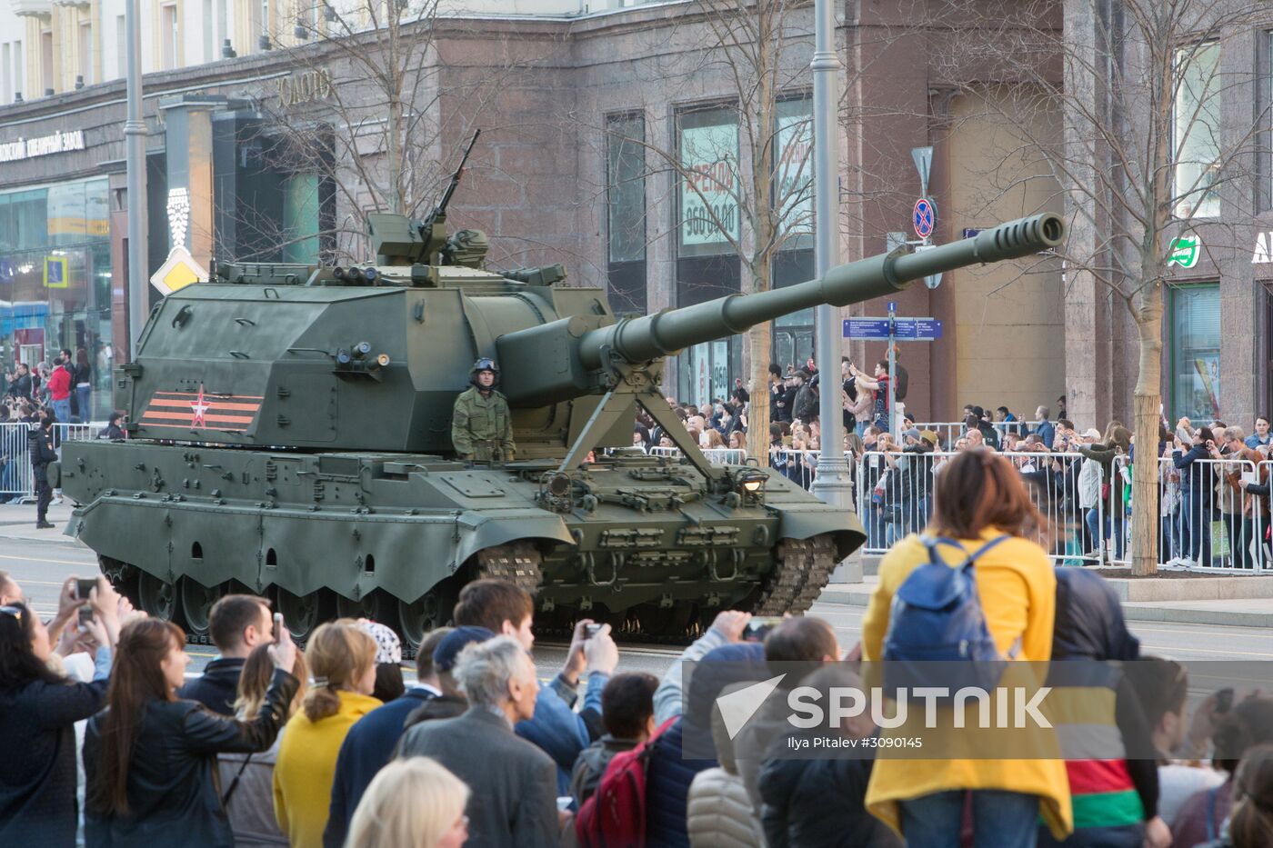 Victory Day parade rehearsal