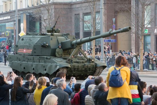 Victory Day parade rehearsal