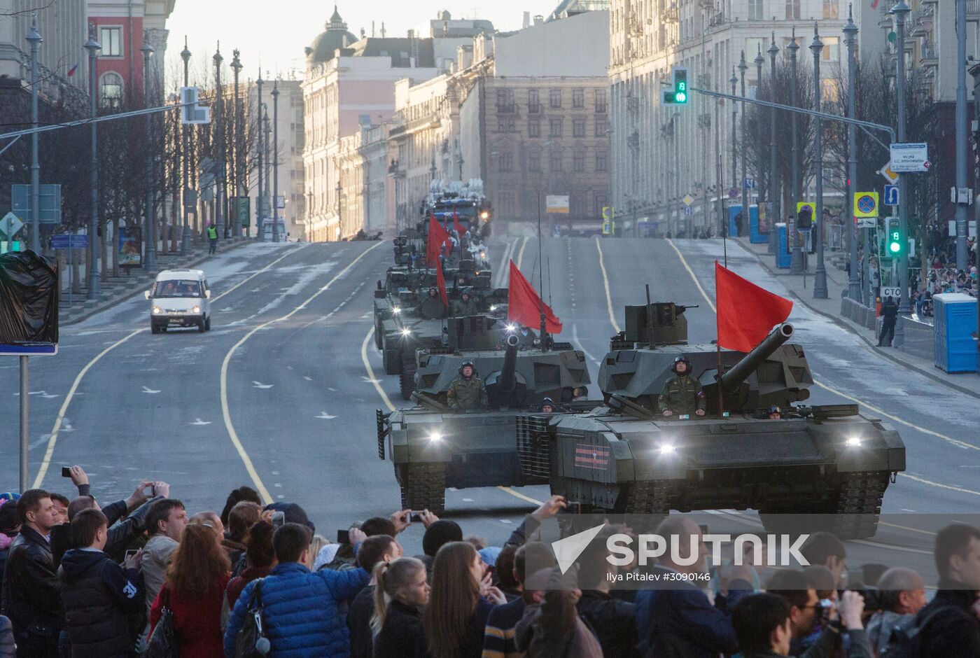 Victory Day parade rehearsal