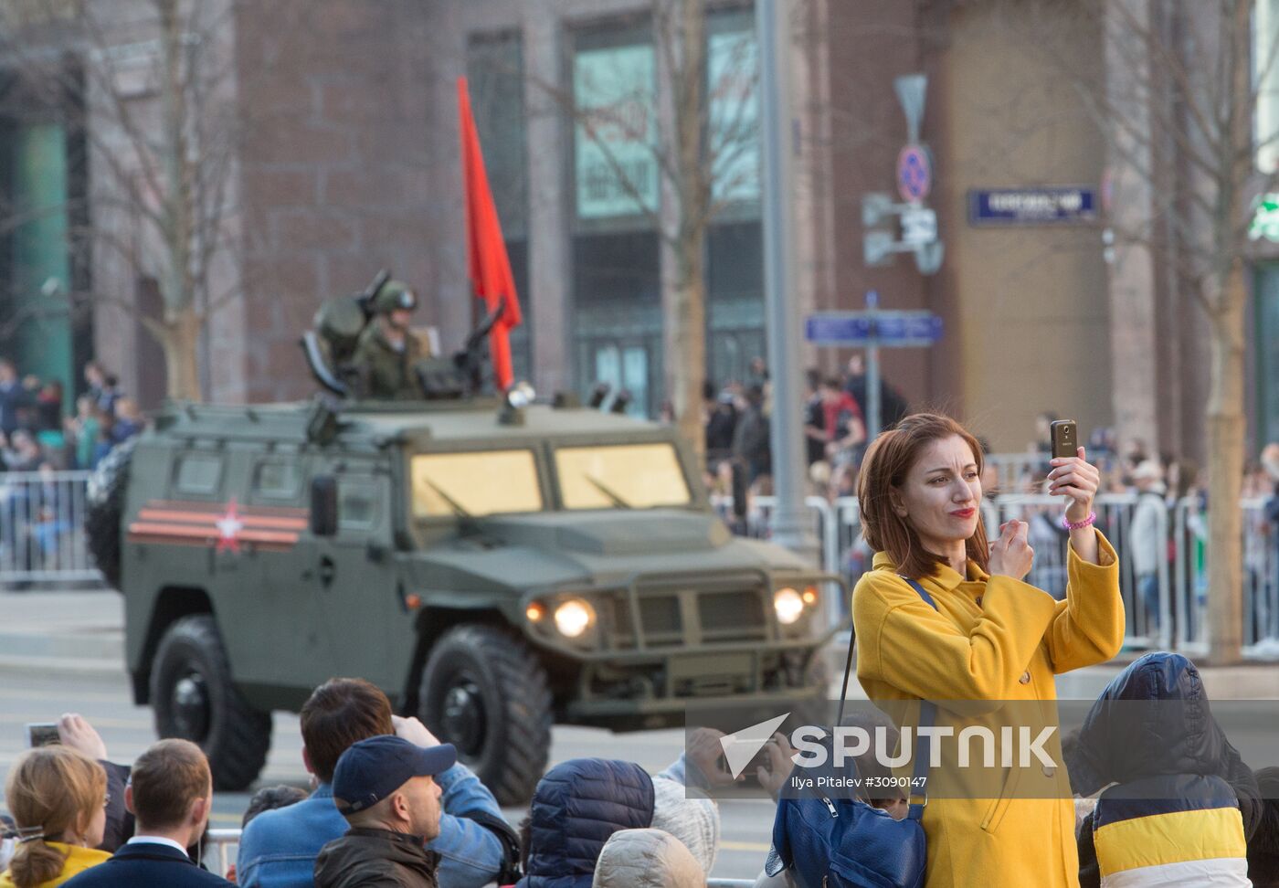 Victory Day parade rehearsal