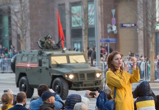 Victory Day parade rehearsal
