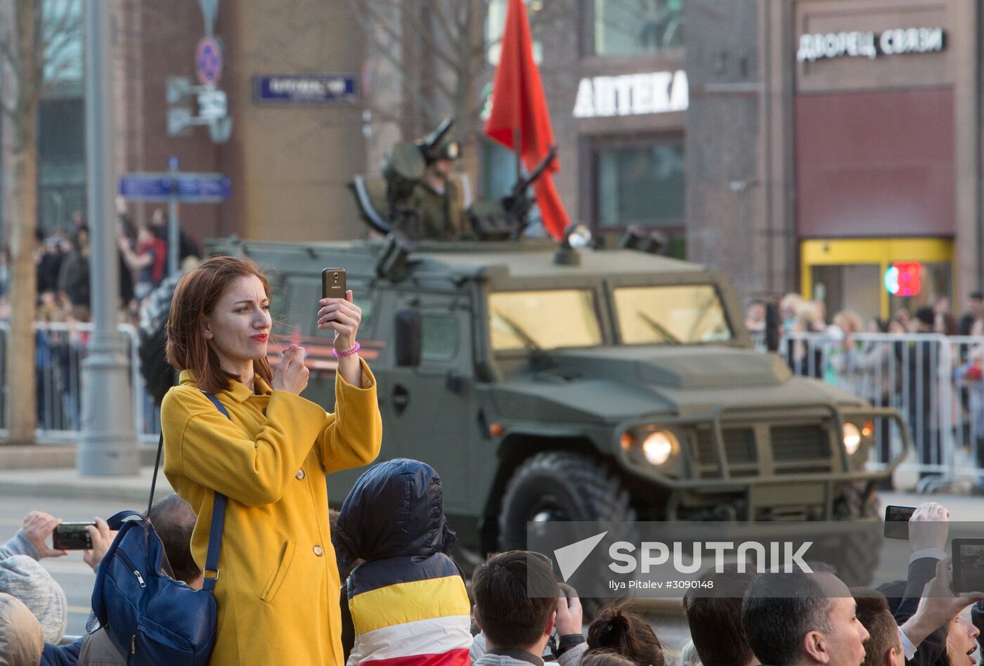 Victory Day parade rehearsal