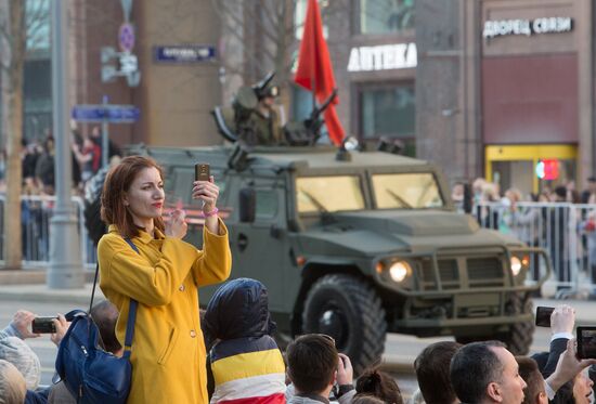 Victory Day parade rehearsal