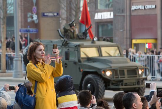 Victory Day parade rehearsal