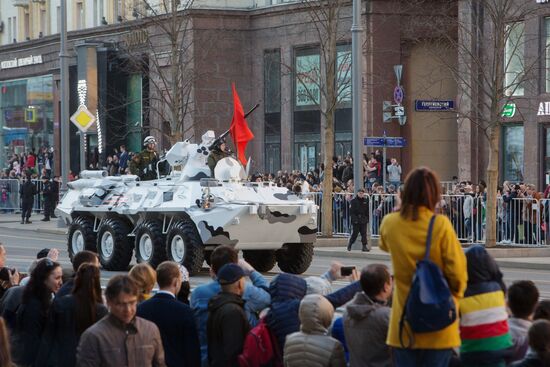 Victory Day parade rehearsal